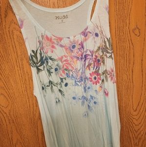 Mudd Racerback Wildflower Tank